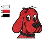 Clifford the Big Red Dog 08 Embroidery Design